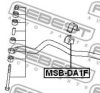FEBEST MSB-DA1F Stabiliser Mounting
